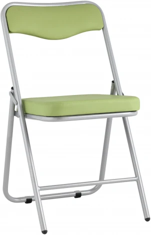 Складной стул Stool Group Джонни экокожа салатовый каркас металлик УТ000035367