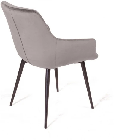Стул Jordan, бархат светло-серый 26, опора конус Top Concept арт.22045
