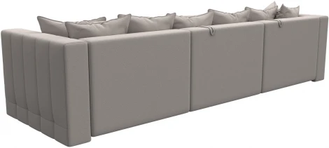 Диван угловой Лига-052 НПБ Лонг угол универсальный Лига Диванов (Замша) арт.128839