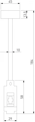 Декоративная стойка Elektrostandard Esthetic Magnetic 85143/00 SMALL