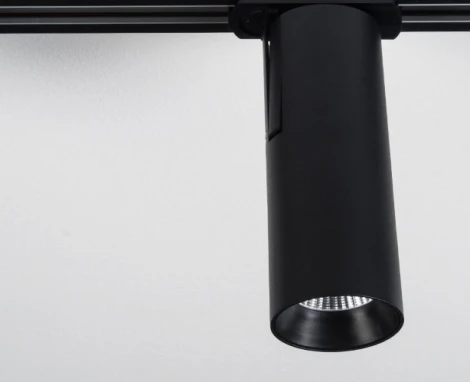 Трековый светильник однофазный Italline TR 3007 black 4000K (LED, 220V, круглые)