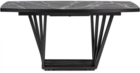 Стол на тумбе Woodville Эудес черный 528471