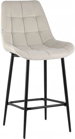 Стул полубарный Stool Group Флекс велюр бежевый УТ000025262