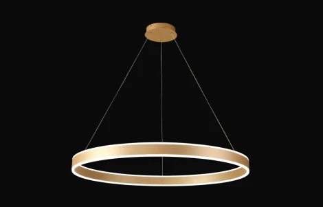 Подвесной светильник светодиодный с пультом Crystal Lux Muchos MUCHOS SP88W LED D1000 GOLD