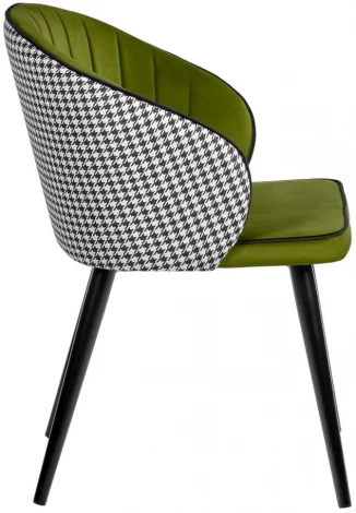 Стул Paola зеленый с жаккардом Bradex Home RF 0258
