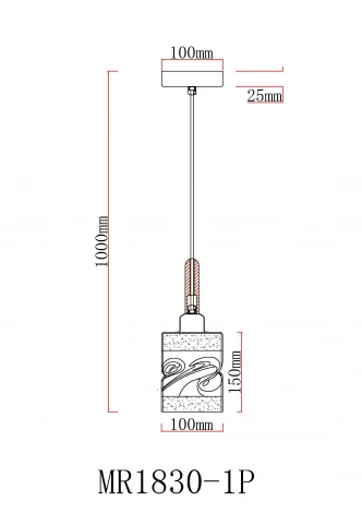 Подвесной светильник MyFar Olivia MR1830-1P (220V)