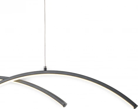 Подвесной светодиодный светильник Escada  Skyline 10212/S LED Black 36Вт, металл/силикон, чёрный