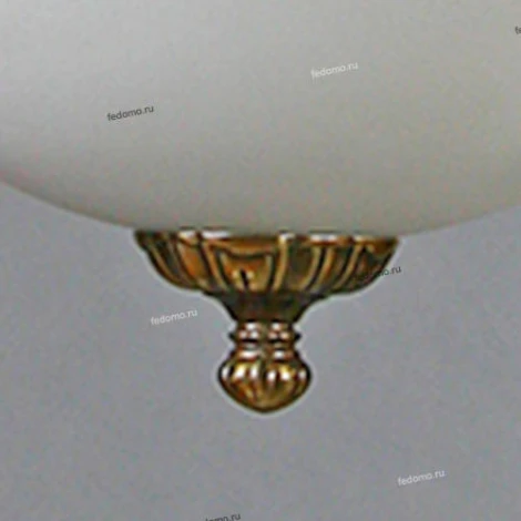 Люстра подвесная Ambiente by Brizzi Toledo, 6 ламп, бронза с белым