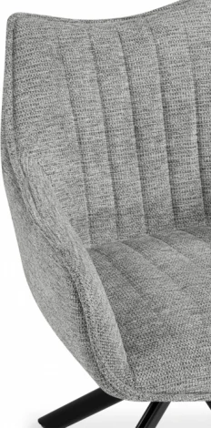 Стул на металлокаркасе Woodville Denever gray / black арт.15836