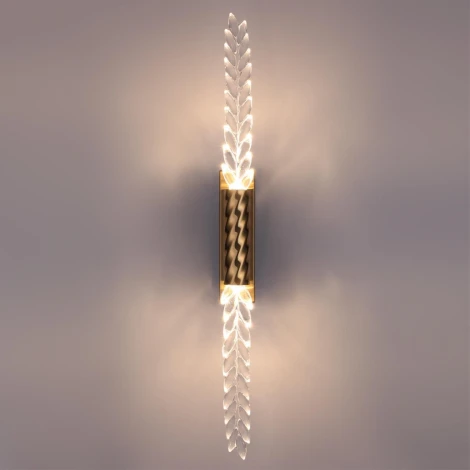 Бра Odeon Light Kolos 5449/5WL сатинированн.латунь/прозрачн./металл/стекло LED 5W 3000K (220V)