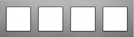 Рамка стеклянная FRM-GLARE-GS-4-GR (Arlight) 043804