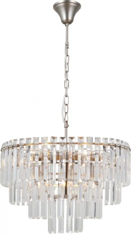 Подвесная люстра хрустальная Moderli Crystal V10738-9P (220V, на цепи)