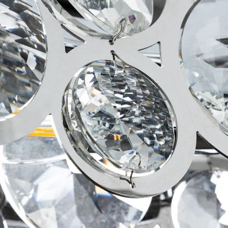 Подвесная люстра Arte Lamp Sarah A1062SP-6CC (220V, хрусталь, на тросе, круглые)