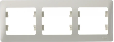 Рамка на 3 поста (бежевый) Systeme Electric GSL000203