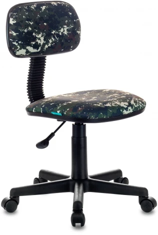 Кресло детское Бюрократ CH-201NX зеленый милитари Military крестовина пластик