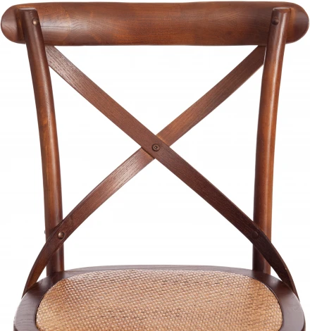 Стул CROSS (mod.CB2001) дерево береза, 49.5*53.5*87, Темный Орех (№5) Tetchair 10977