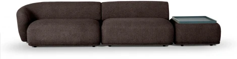 Диван Fabro ОГОГО (арт.855363), (Ткань,Букле/Коричневый)