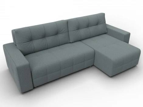 Диван угловой Лига-122 угол универсальный (ДСП,Брус,Рогожка/Серый) Лига Диванов 137599