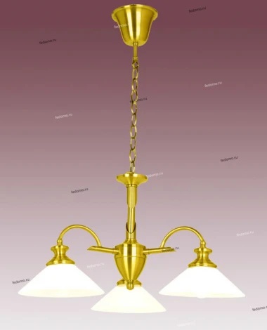 Потолочная люстра N-Light P-809 P-809/3A satin gold