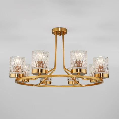 Умная потолочная люстра Eurosvet Calle 60127/8 латунь