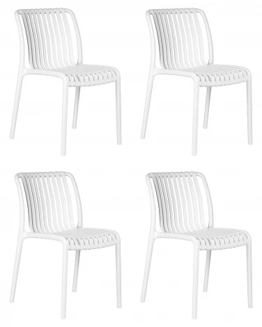 Набор 4 шт стул обеденный DOBRIN WALTER (белый)