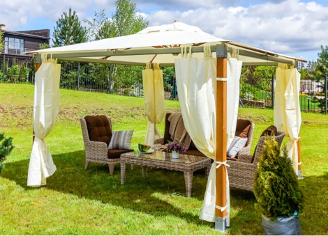 Шатер, размер 3х3, алюминиевый каркас, тент бежевый 4SIS Лацио PCA-WG05-3030