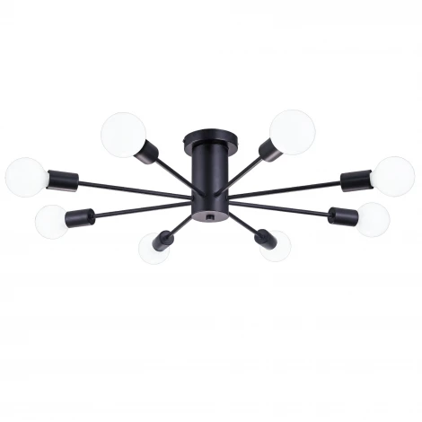 Потолочная люстра Natali Kovaltseva Loft 75140/8C BLACK