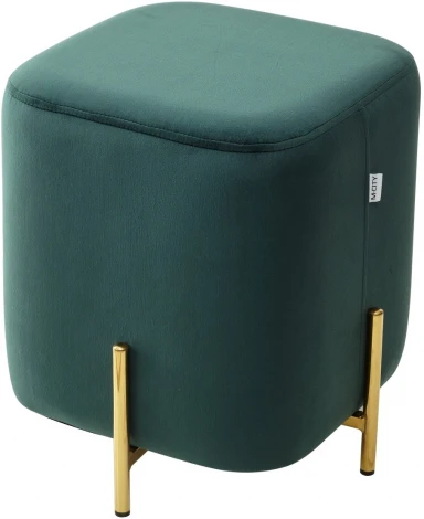 Пуф для гостиной ARES BLUVEL-78 GREEN / GOLD