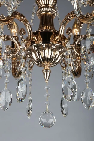 Подвесная люстра Omnilux Aosta OML-78903-06 (220V, на цепи, подсвечник, свеча)