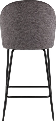 Стул полубарный Stool Group Echo темно-серый