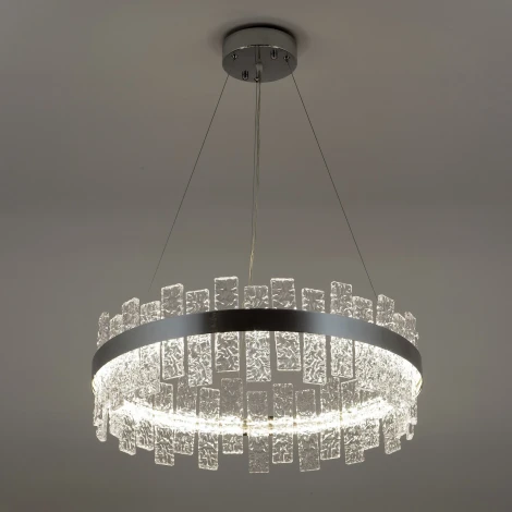 Подвесная люстра светодиодная хрустальная с регулировкой цветовой температуры Modelux MODELUX ML.99993.600 CR