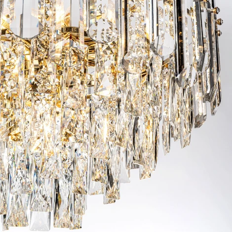 Подвесная люстра хрустальная Modelux ML.7088.500 GD