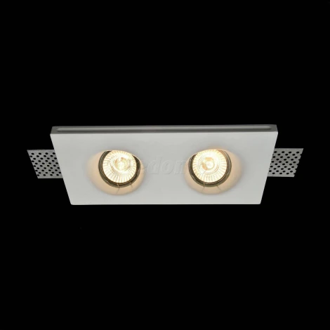 Встраиваемый светильник Gyps Modern GU10 2x35Вт Maytoni Technical DL002-1-02-W