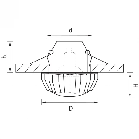 Встраиваемый точечный светильник Lightstar Modo 006870 (220V, IP44)