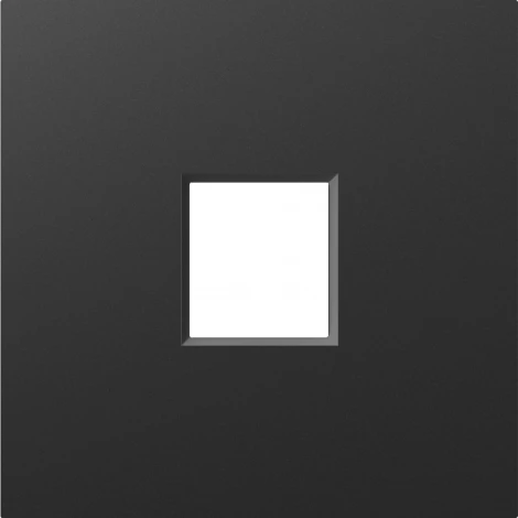 Накладка 1-я для розеток RJ45,TV,SAT, матовый карбон Donel A07 DE85930