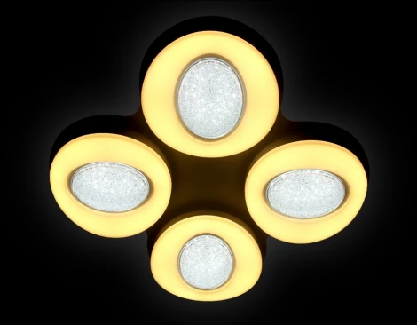 Потолочная люстра Ambrella Orbital Crystal Sand FS1584/4 208W D585*585