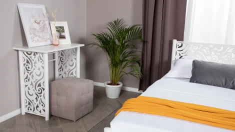 Туалетный столик Пармин белый шагрень Форвард 102283