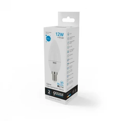 Лампочка светодиодная Elementary Свеча 33132