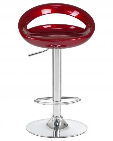 Набор 2 шт стул барный DOBRIN DISCO (бордовый металлик)