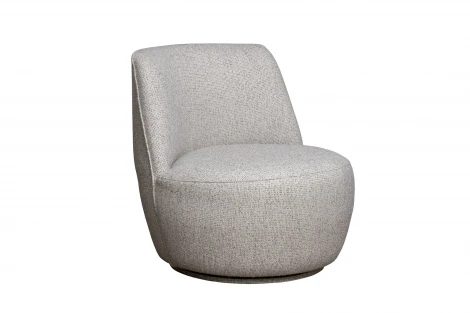 Кресло Риволи(GD/Rivoli) поворотное рогожка св.бежевое Santo1902-SECRU 73*80*74см Garda Decor