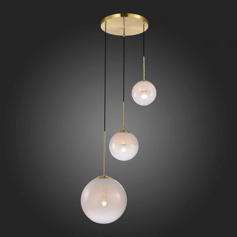 Подвесной светильник Cassius SL1190.203.03 ST Luce (220V, на проводе, шар)