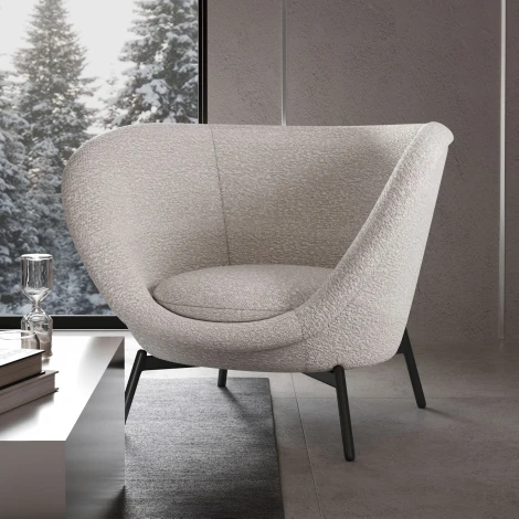 Лаунж Кресло Top Concept COUTURE букле светлый