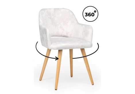 Стул деревянный Эолин 360 светло-бежевый (simple 011) / светлое дерево 631689