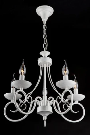 Подвесная люстра Eurosvet 22404 22404/5 белый с золотом