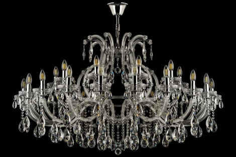 Подвесная люстра Dio D`arte Gloria Gloria E 1.1.30.600 N (220V, хрусталь, на цепи, подсвечник, свеча)