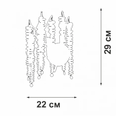 Бра Vitaluce V2855-8/2A