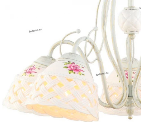 Подвесная люстра Arte Lamp Wicker A6616LM-5WG