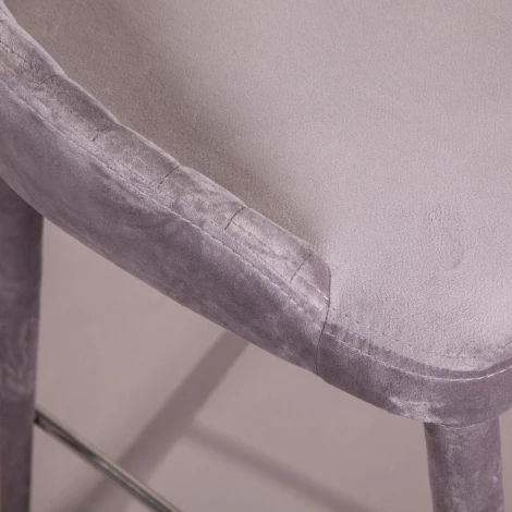 Стул полубарный Douglas, бархат серый Top Concept DOUGLAS 2000000000282