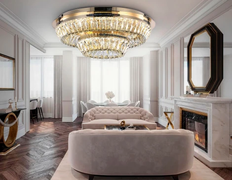 Потолочная люстра Ambrella TRADITIONAL TR5031 (LED, 220V, хрусталь)