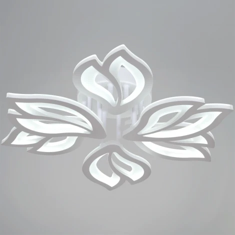 Потолочная люстра светодиодная на штанге с пультом Reluce 00150-0.3-3+3 WH